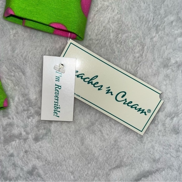 Girls Peaches n Cream Style 50-3101 Girls Sz 6 Outfit Green Pink Reversible NEW - Picture 4 of 13